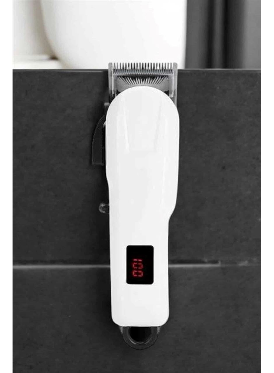 Tıraş Makinesi Profesyonel Saç Ve Sakal Kesme Milim Ayarlı Dijital Göstergeli