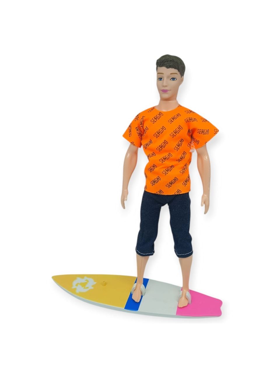 Sörfçü Bebek Sergio Sörf Tahtalı - Turuncu
