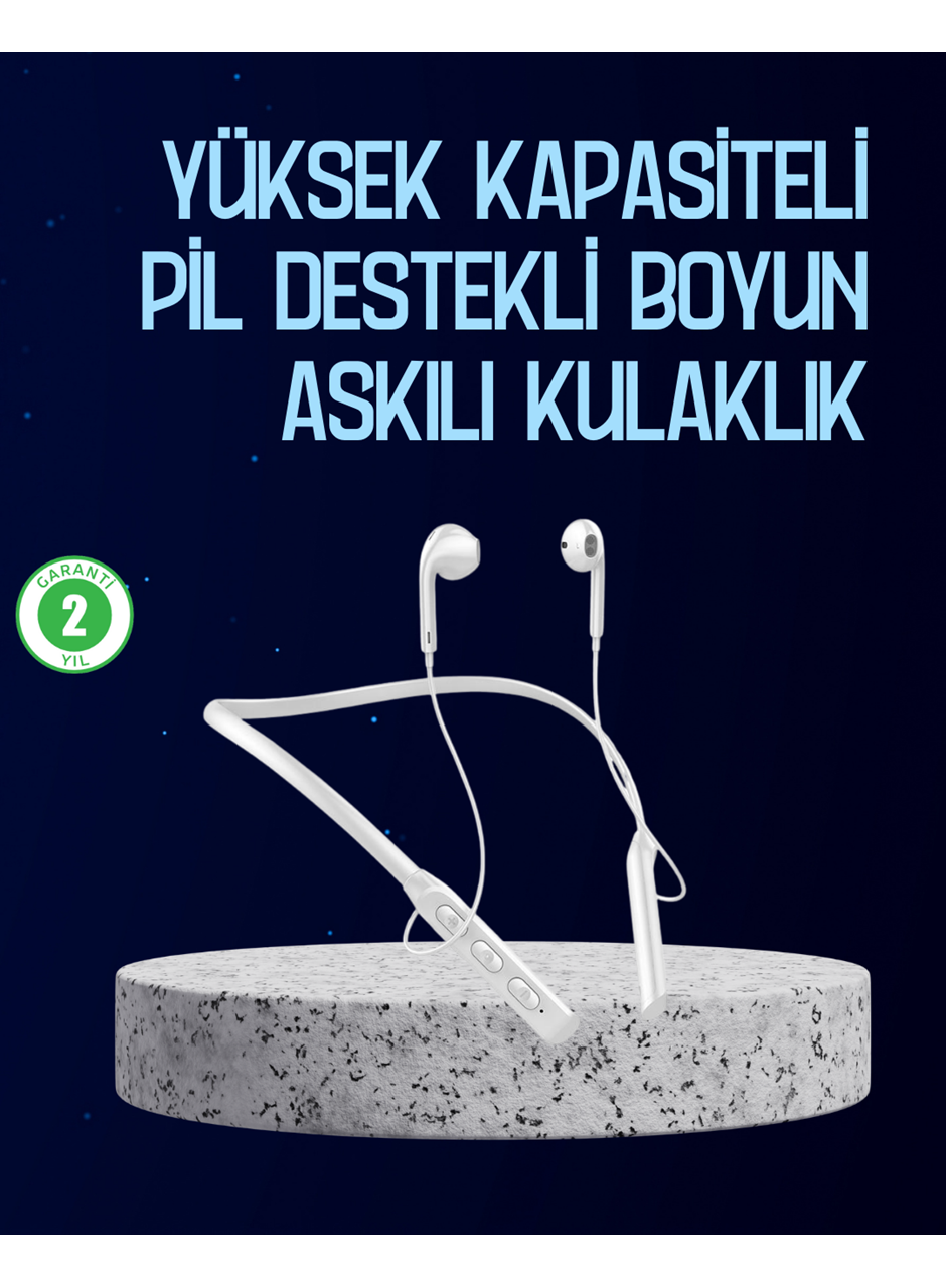 USB Şarjlı Uzun Ömürlü Boyun Askılı Bluetooth Kulaklık