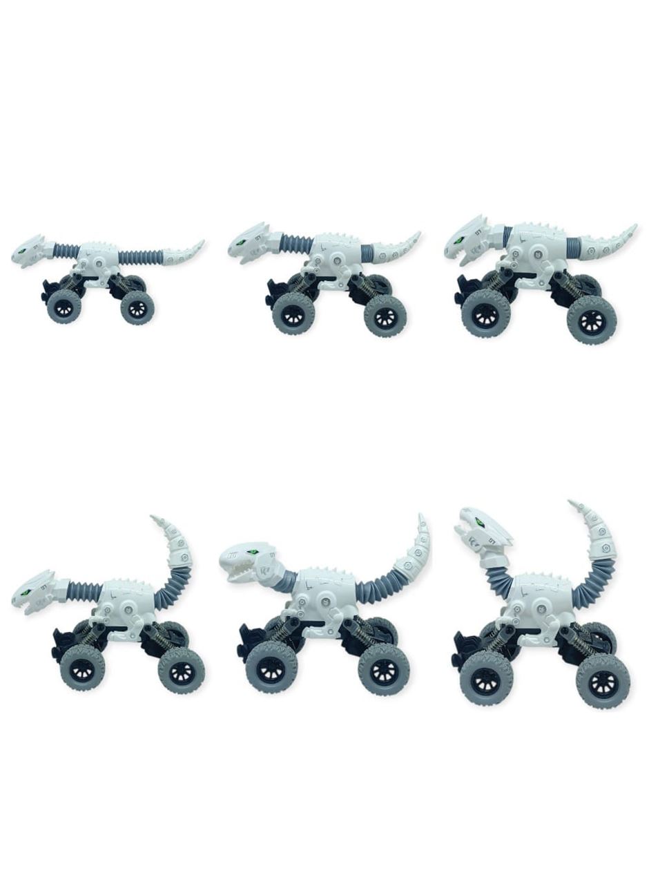 Uzayan Dinazor Arabalar 18 cm - Beyaz