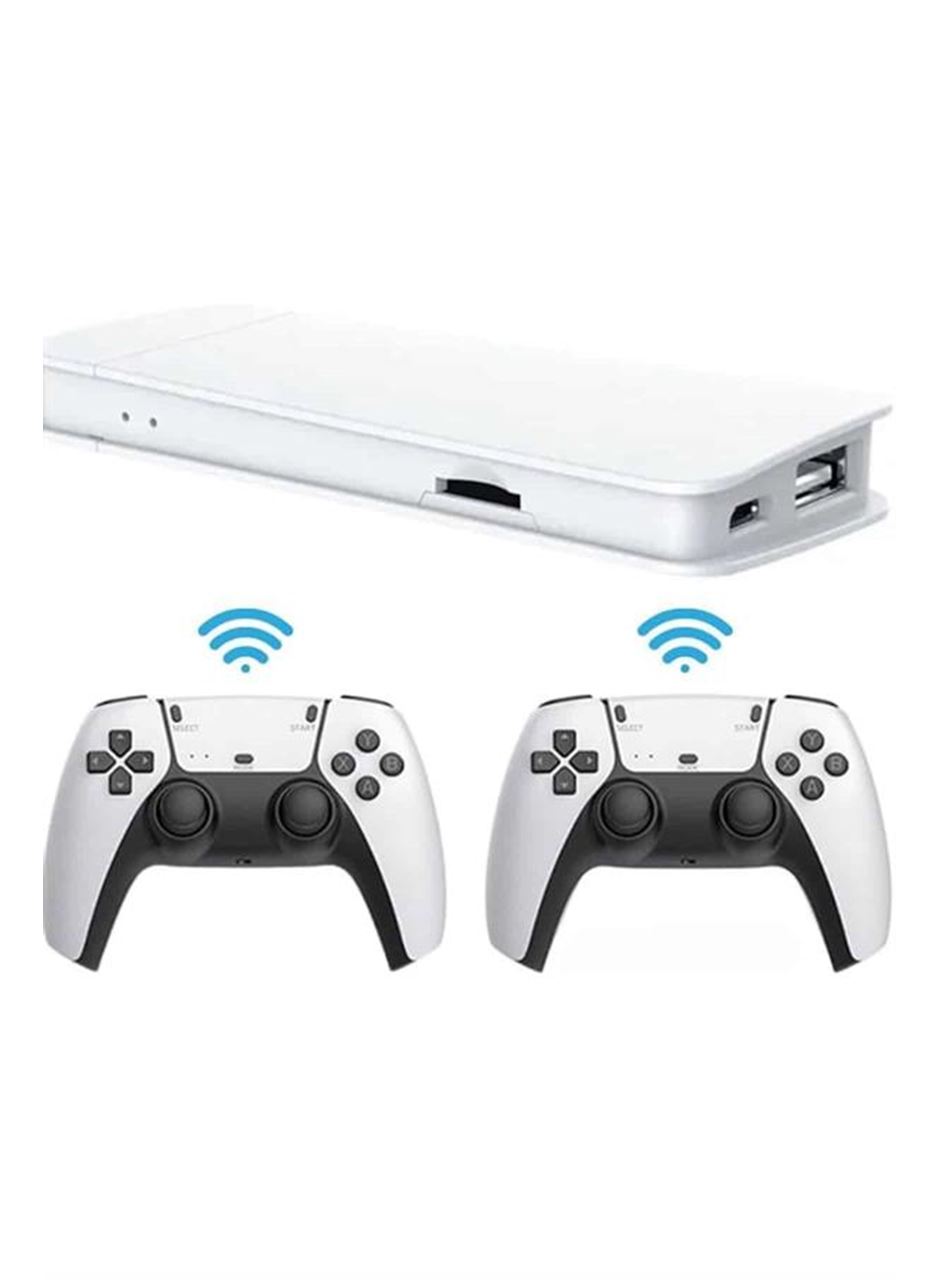 3D Çift Oyun Kollu 4K HD Ekran Nostaljik 20.000 Oyunlu Beyaz Game Box