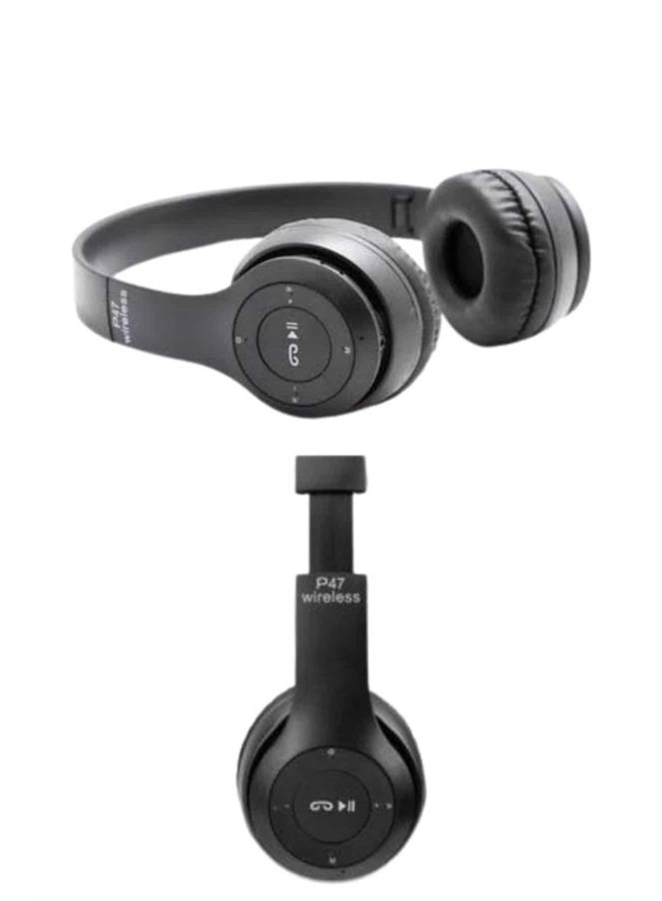 Wireless 5.0 Bluetooth Kablosuz Kulaklık ANC Özellikli Kulak Üstü Ayarlanabilir