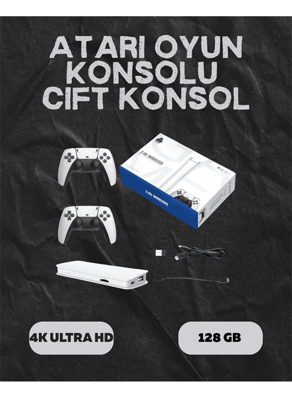 M15 Retro Konsol – 20.000 Oyunlu, Çift Gamepadli, 4K HDMI
