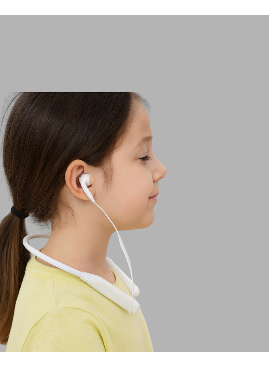 100 Saat Pil Ömrü Boyun Askılı Bluetooth Kablosuz Kulaklık