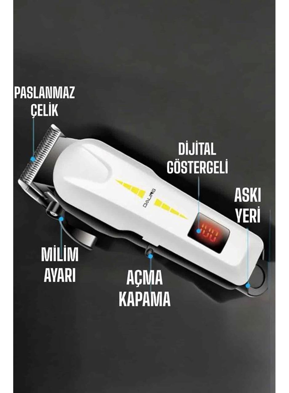 Tıraş Makinesi Uzun Ömürlü Batarya, Keskin Bıçaklar ve Profesyonel