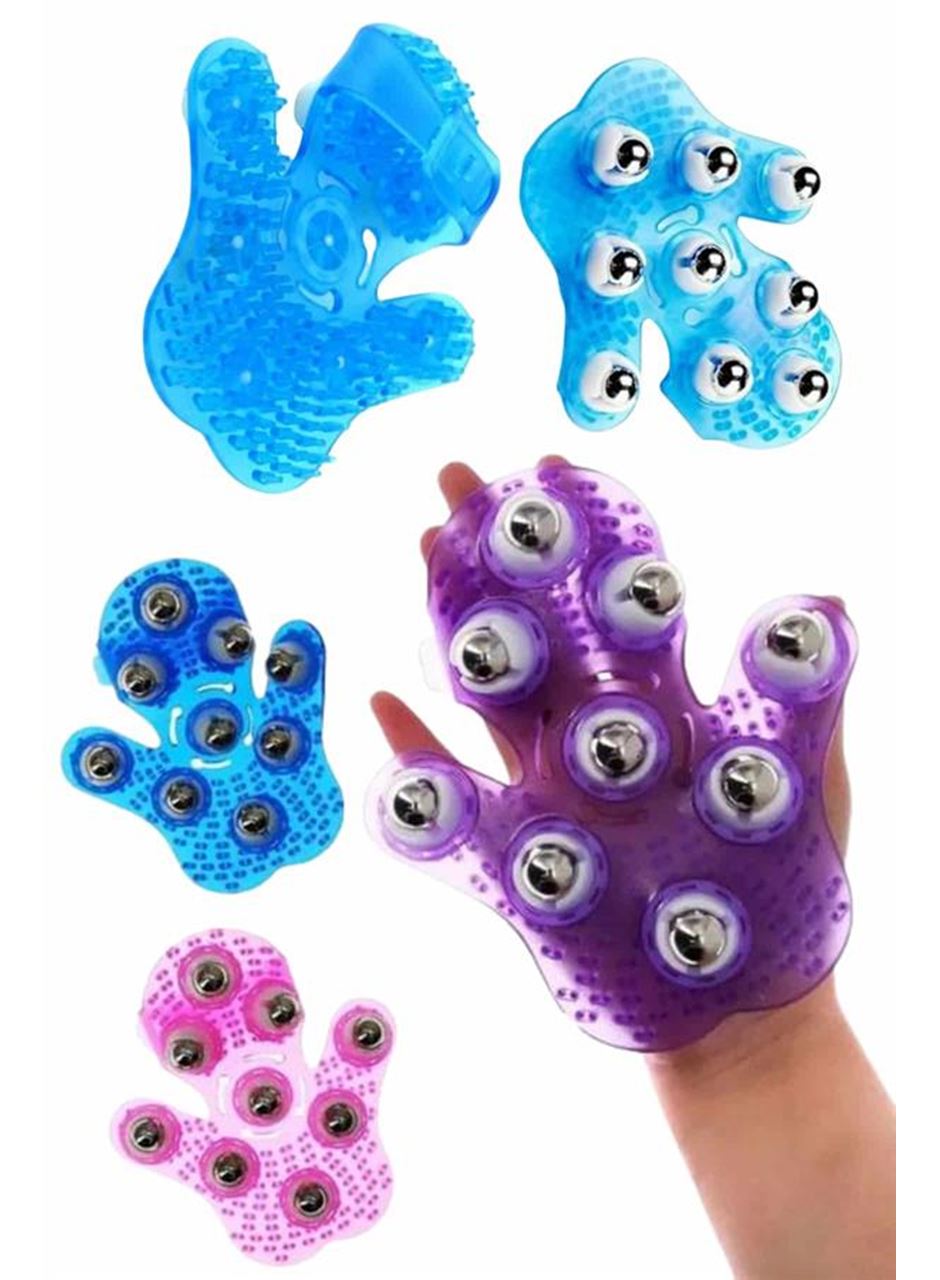 Masaj Aleti El Şeklinde Omuz Bacak Bilyeli Masaj Eldiveni El Şekilli