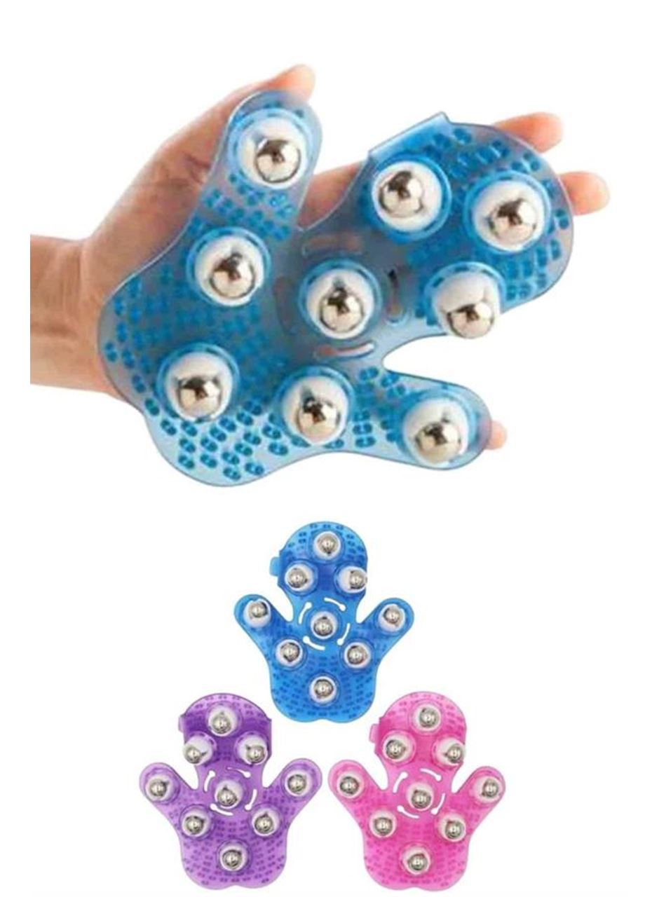 Selülit Giderici Masaj Eldiveni 9 Bilyeli Palm Masaj Eldiven Tam Vücut