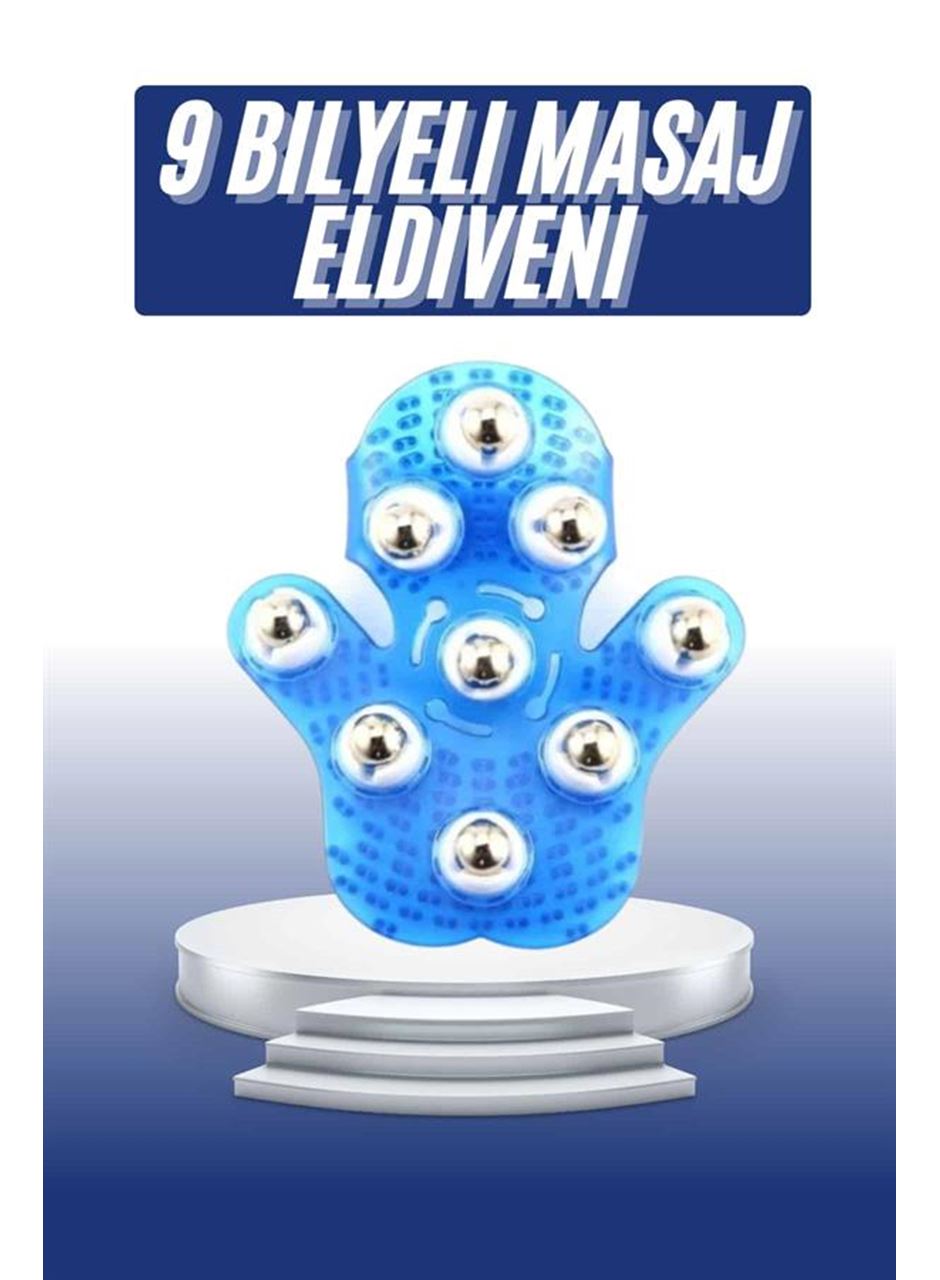 Masaj Aleti El Şeklinde Omuz Bacak Bilyeli Masaj Eldiveni El Şekilli