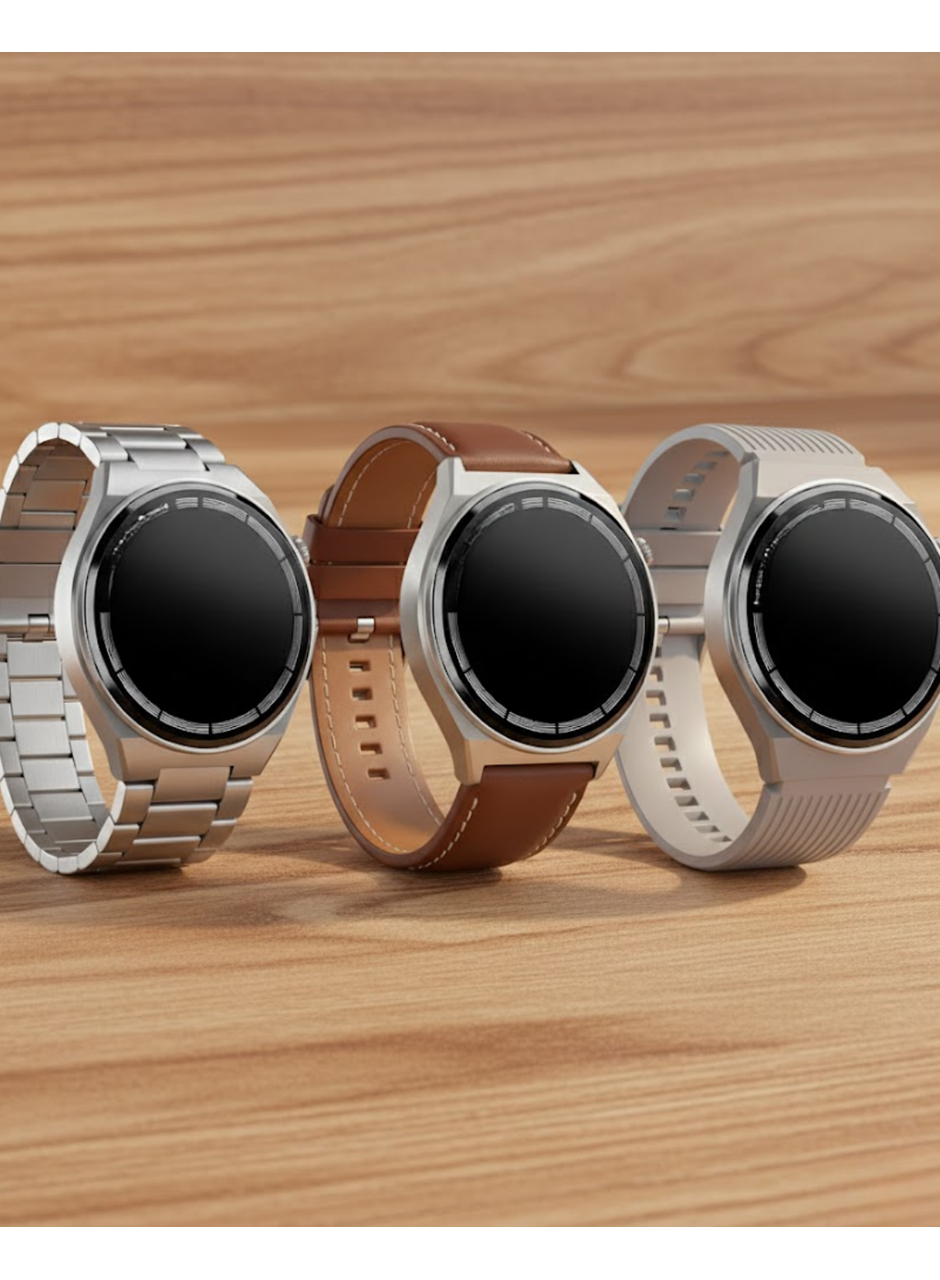 Torch Özellikli AMOLED Ekranlı Akıllı Saat Uzun Pil