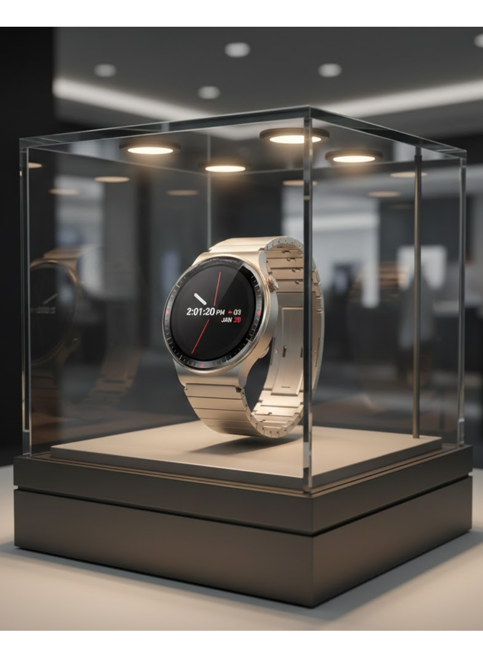 10 Gün Şarj Dayanımı Sunan AMOLED Ekran Akıllı Saat