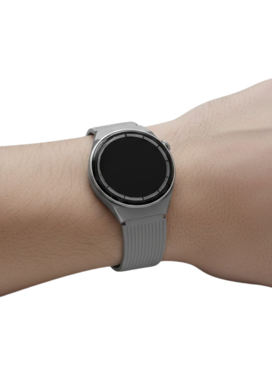 Uzun Pil Ömürlü AMOLED Akıllı Saat Torch Işıklı