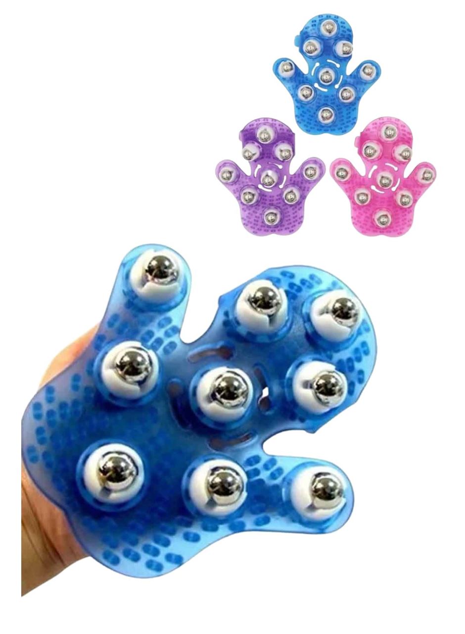 Masaj Aleti El Şeklinde Omuz Bacak Bilyeli Masaj Eldiveni El Şekilli