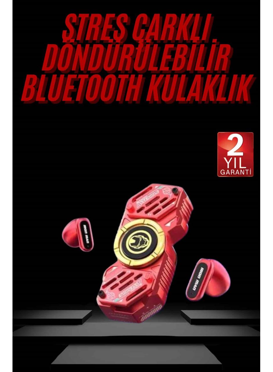 Stres Çarklı Oyuncu Kulaklığı Güçlü Bass Gamer Bluetooth Kulaklık Kablosuz