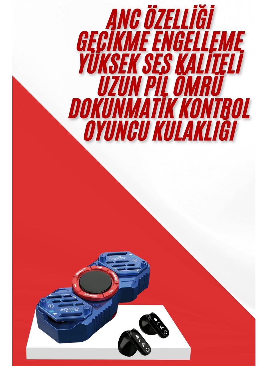 Bluetooth Kulaklık Stres Çarkı ANC Özellikli Gaming Kulaklık