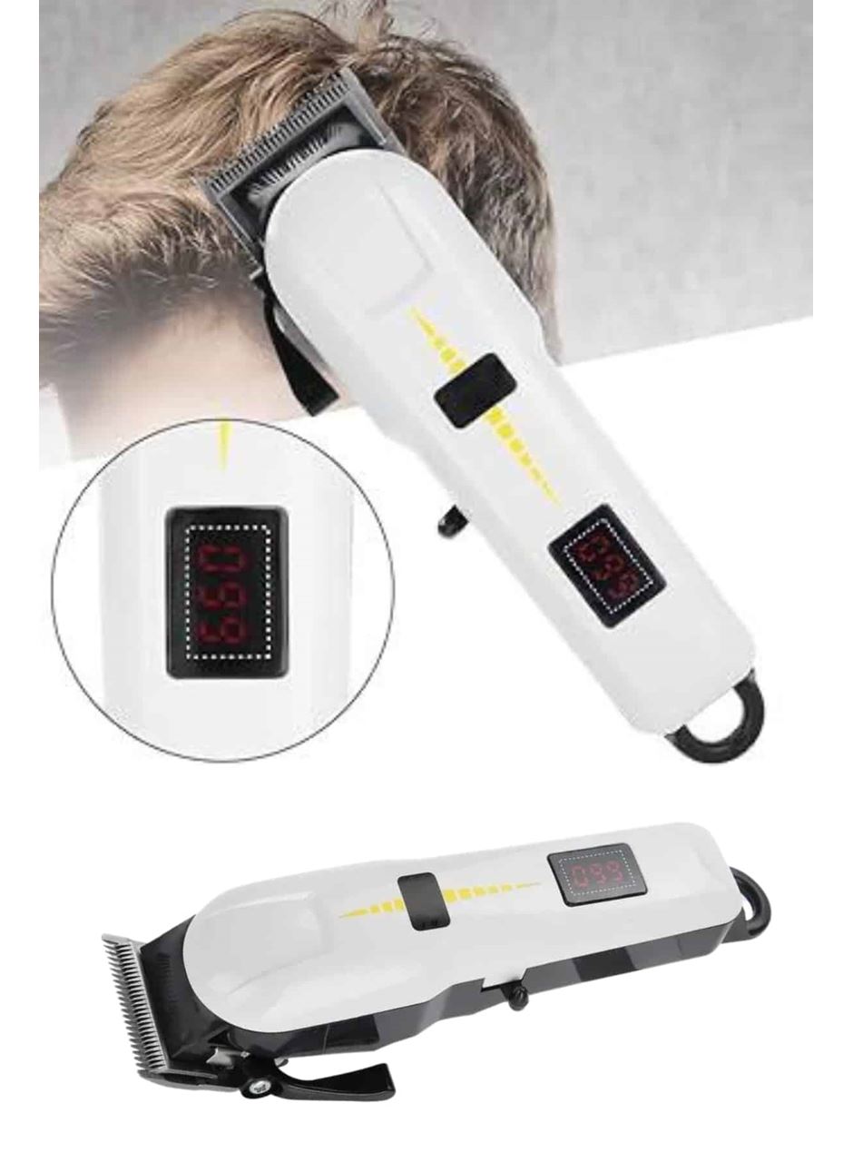 2025 Model Şarjlı Dijital Saç Sakal Tıraş Makinesi Islak Kuru Kullanıma Uygun