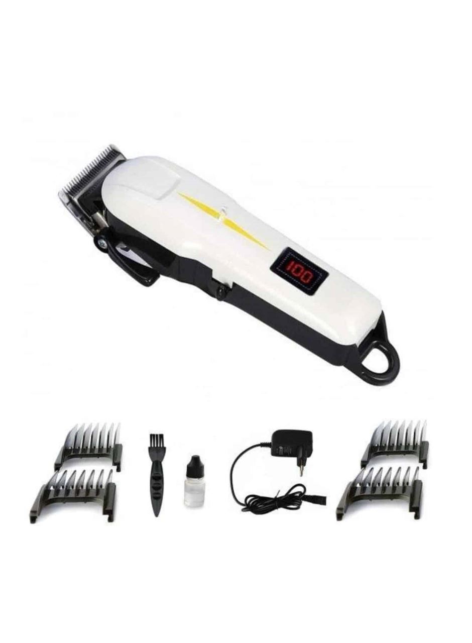2025 Model Şarjlı Dijital Saç Sakal Tıraş Makinesi Islak Kuru Kullanıma Uygun