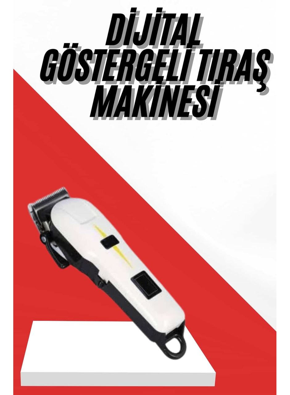 Profesyonel Şarjlı Tıraş Makinesi Turbo Kablosuz Saç Kesme Makinesi
