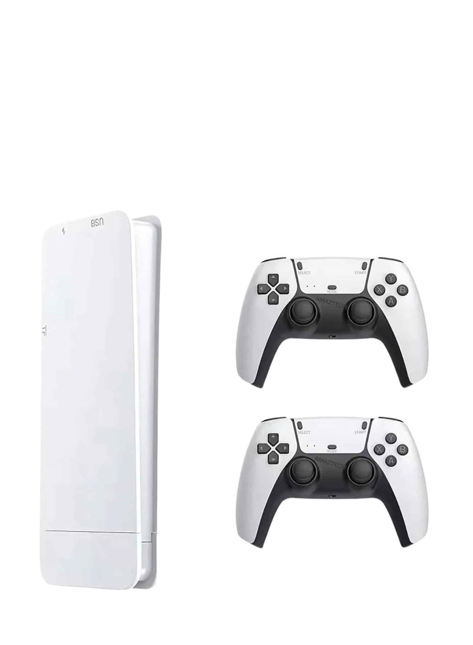 Game Box 3D Çift Oyun Kollu 4K HD Ekran 20000'den Fazla Oyun Seçeneği 2.4G Kablosuz