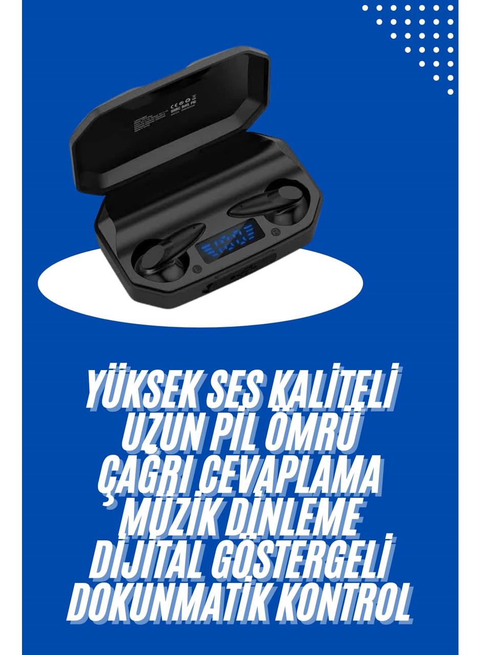 Gaming Kulaklık Bluetooth 5.2 Kablosuz Kulakiçi Rgb Işıklı Çift Mikrofonlu