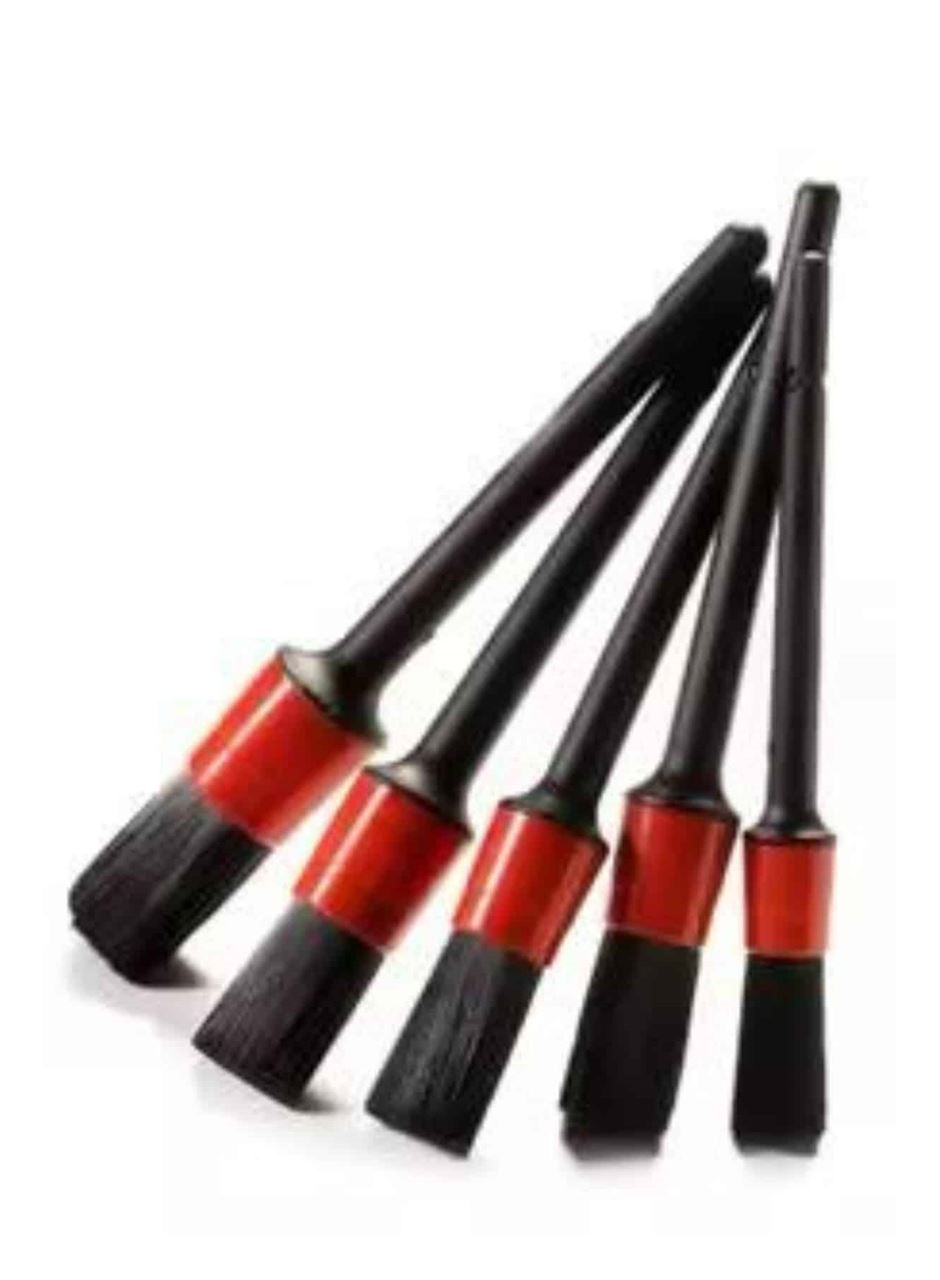 5 Adet Oto Detaylı Temizleyici Araç İçi Temizlik Fırça Seti Koltuk Döşeme Kapı Toz Alma Fırçası