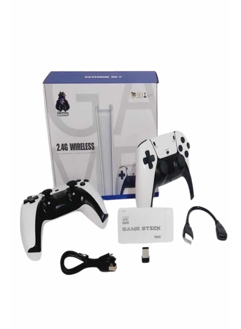 Game Stick 4K Retro Çift Kollu Atari Oyunlari +20000 Oyunlu Konsol Nostalji