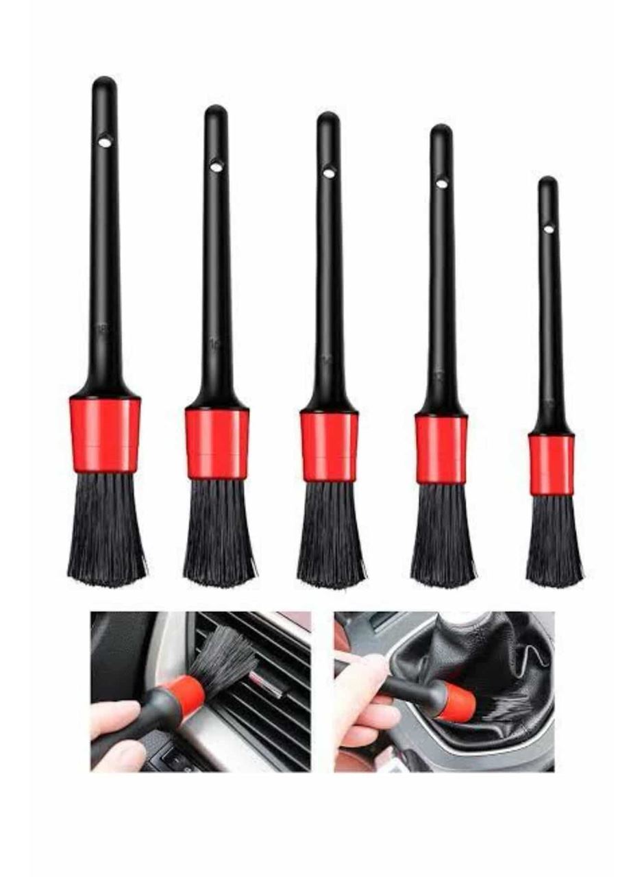 5 Parça Araç İçi Temizlik Fırçası Araç İçi-Dışı Temizleme Fırça Seti