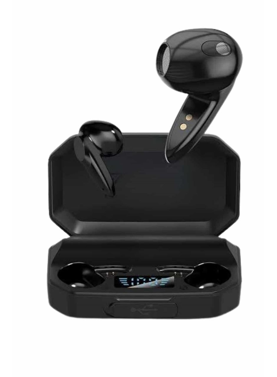 Rgb Işıklı Çift Mikrofonlu Siyah Profesyonel Oyuncu Kulaklığı Kablosuz Kulakiçi