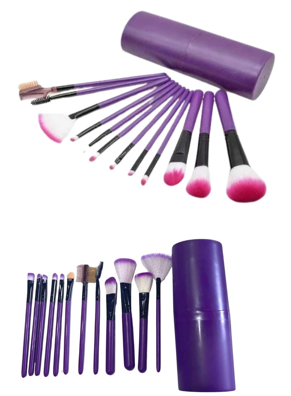 12 Parça Profesyonel Makyaj Fırçası Far Fırçası Allık Fırçası Yumuşak Kıllı