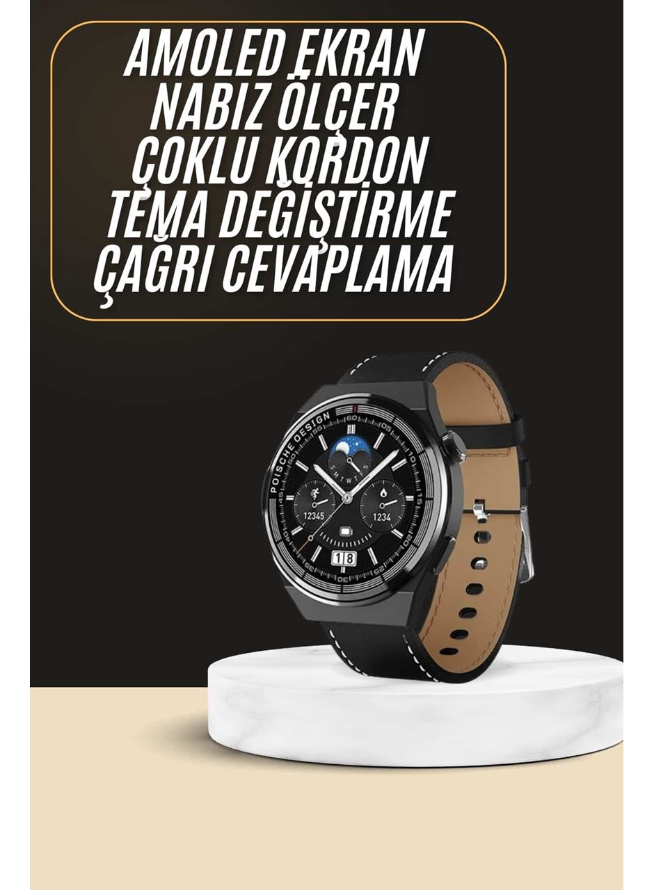 Çoklu Kordon Hediyeli Akıllı Saat Çağrı Cevaplama Müzik Dinleme Dokunmatik Ekran