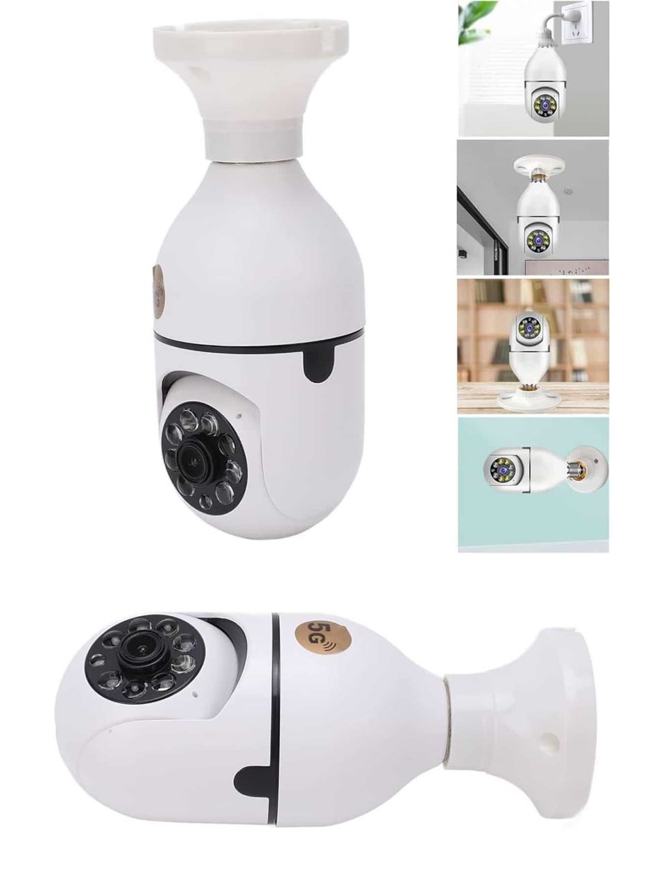 Gece Görüşlü Akıllı Dönebilen Ev Kamerası Ampül Kamera