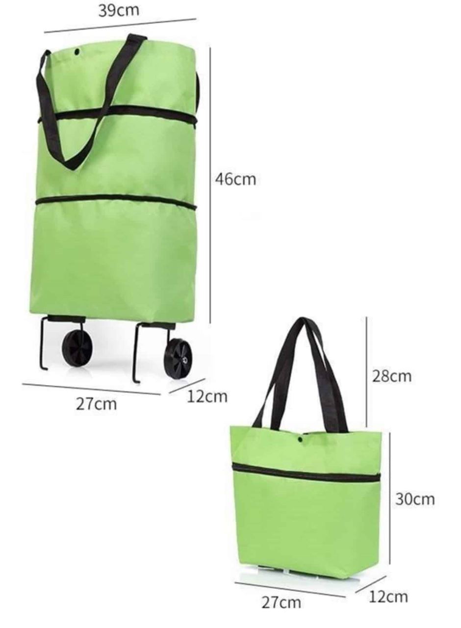 Alışveriş Çantası Katlanabilir Pazar Arabası Tekerlekli Pazar Arabası Katlanabilir