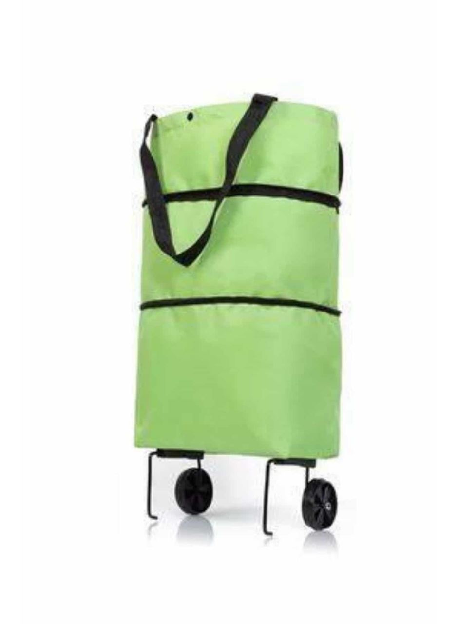 Katlanabilir Tekerlekli Pazar Market Çarşı Arabası Market Alışveriş Çantası