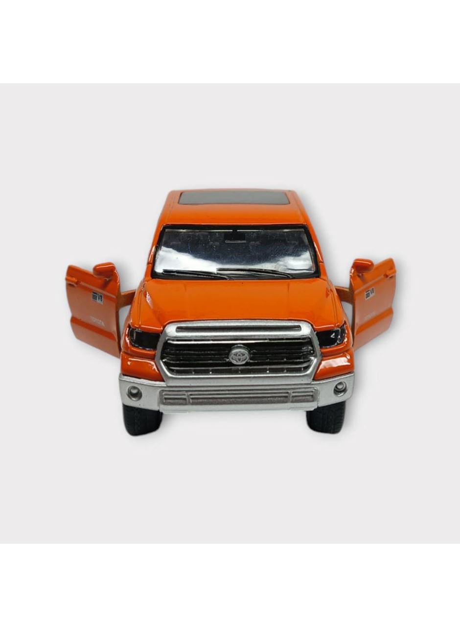 Çek Bırak Metal Araba Sesli Işıklı - Turuncu