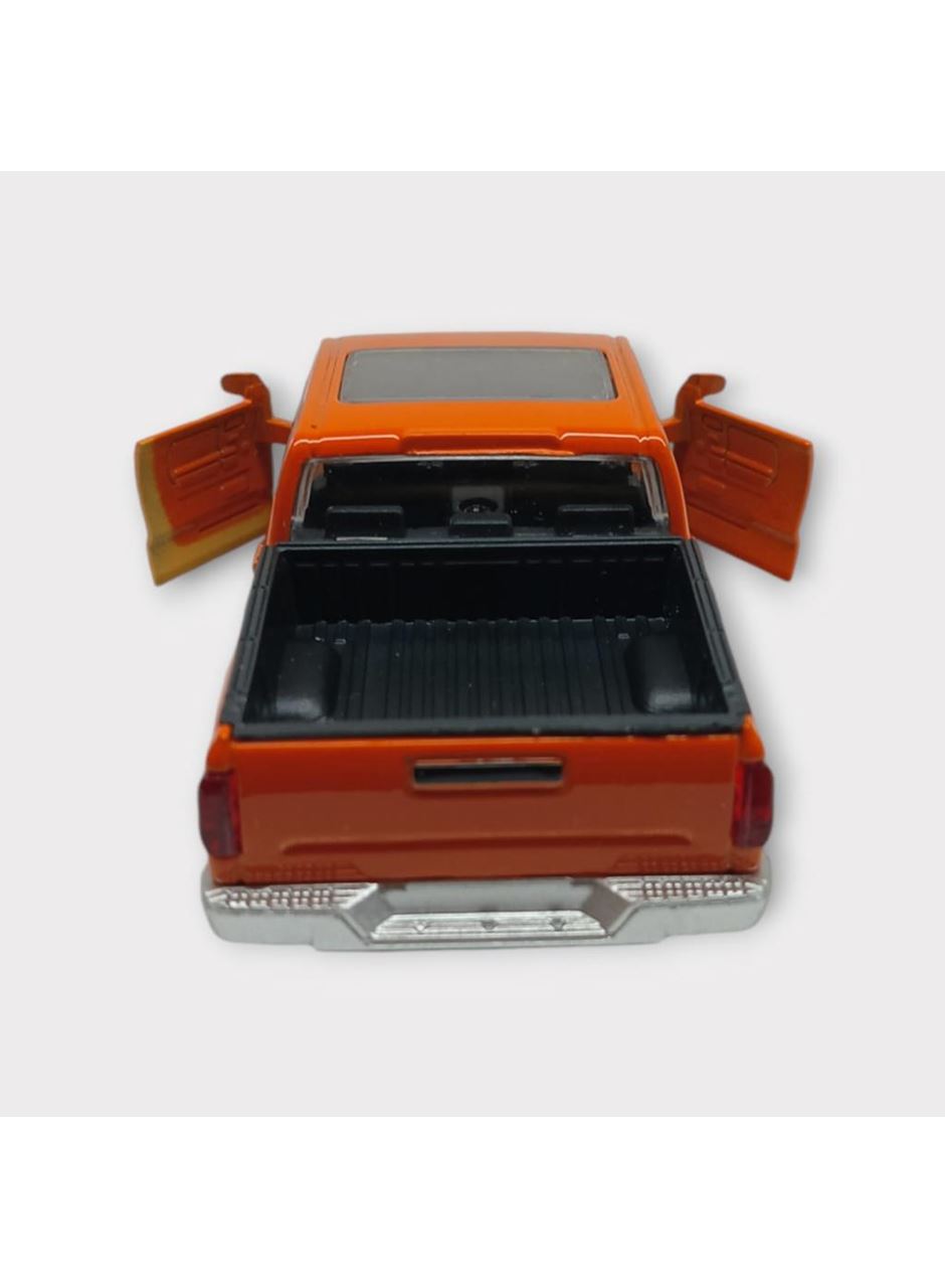 Çek Bırak Metal Araba Sesli Işıklı - Turuncu