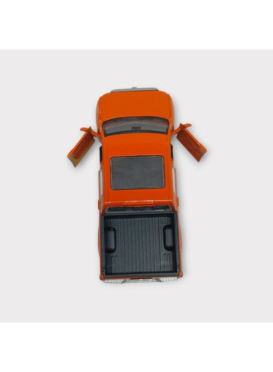 Çek Bırak Metal Araba Sesli Işıklı - Turuncu