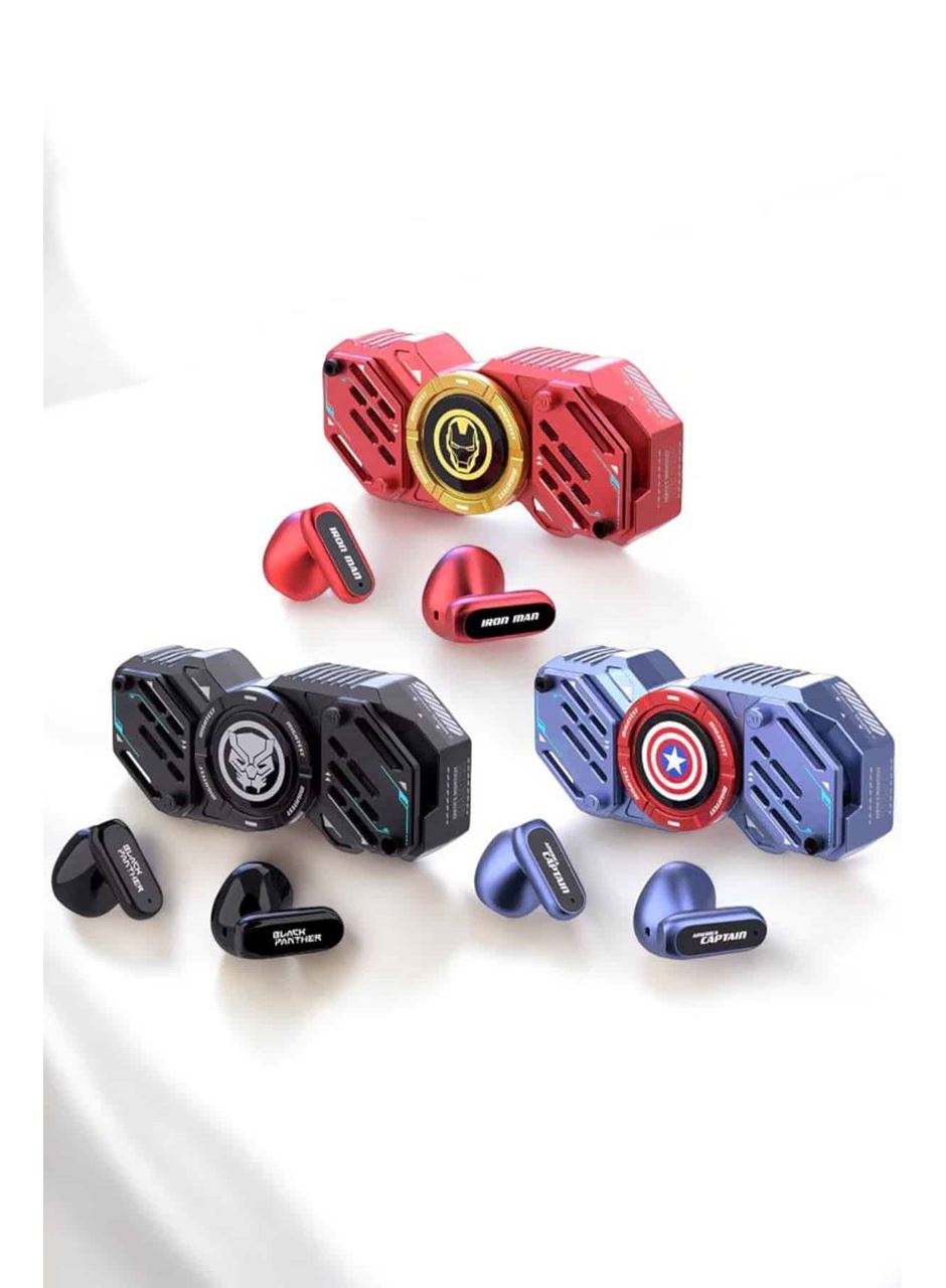 Kırmızı Kablosuz Bluetooth Kulaklık Stres Çarklı Oyuncu Kulaklığı