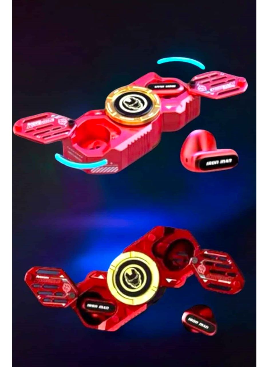 Bluetooth Kulaklık Stres Çarklı Döndürülebilir Uzun Şarj Süreli Oyuncu Kulaklığı