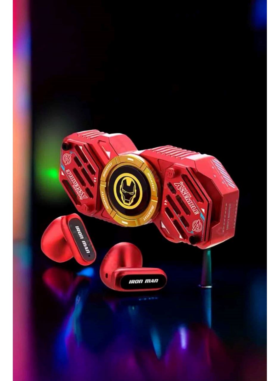 Stres Çarklı Bluetooth Kulaklık Kablosuz Kırmızı Yüksek Ses Kaliteli