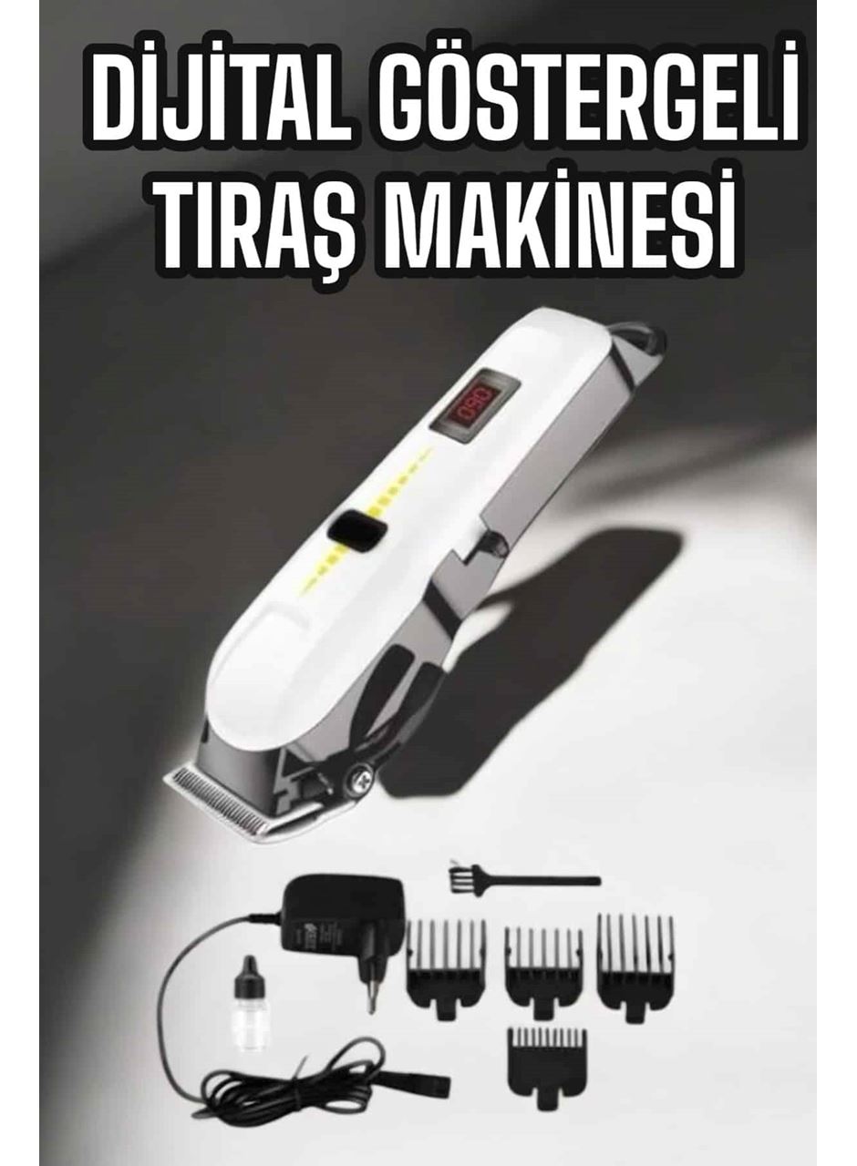 Tıraş Makinesi Uzun Ömürlü Batarya, Keskin Bıçaklar ve Profesyonel