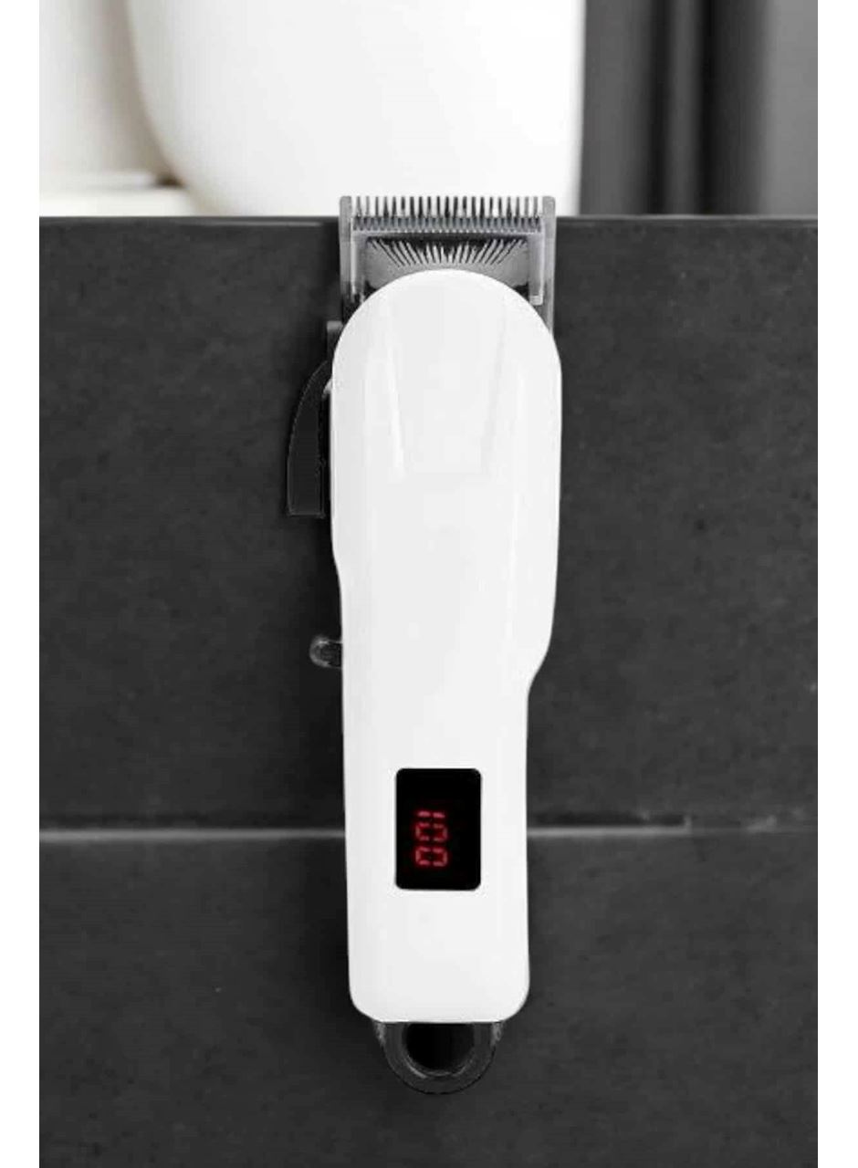 Tıraş Makinesi Profesyonel Saç Ve Sakal Kesme Milim Ayarlı Dijital Göstergeli