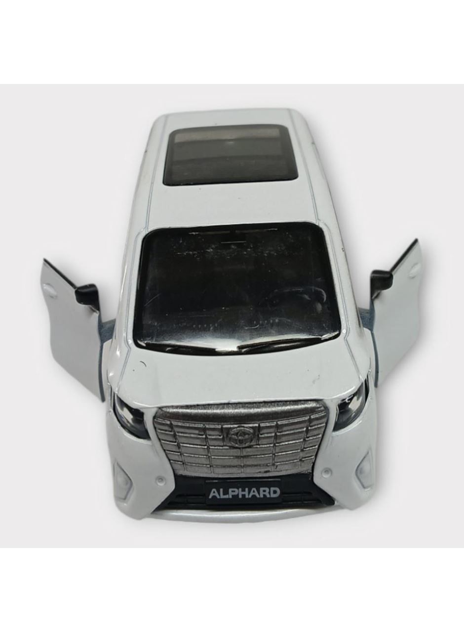 Çek Bırak Metal Araba Sesli Işıklı - Beyaz