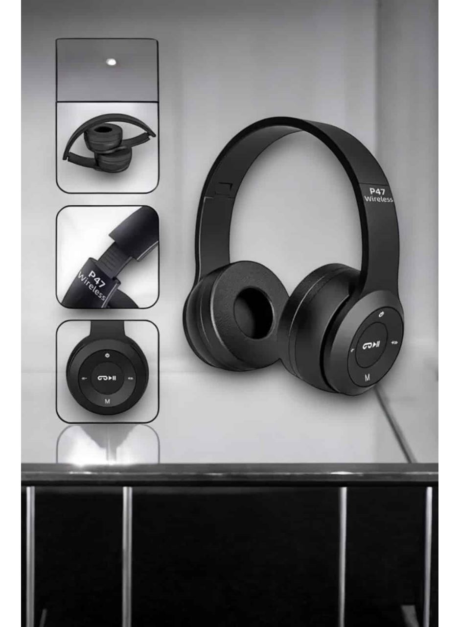 Kulak Üstü TF Kart ve AUX Destekli Ergonomik Bluetooth Kulaklık