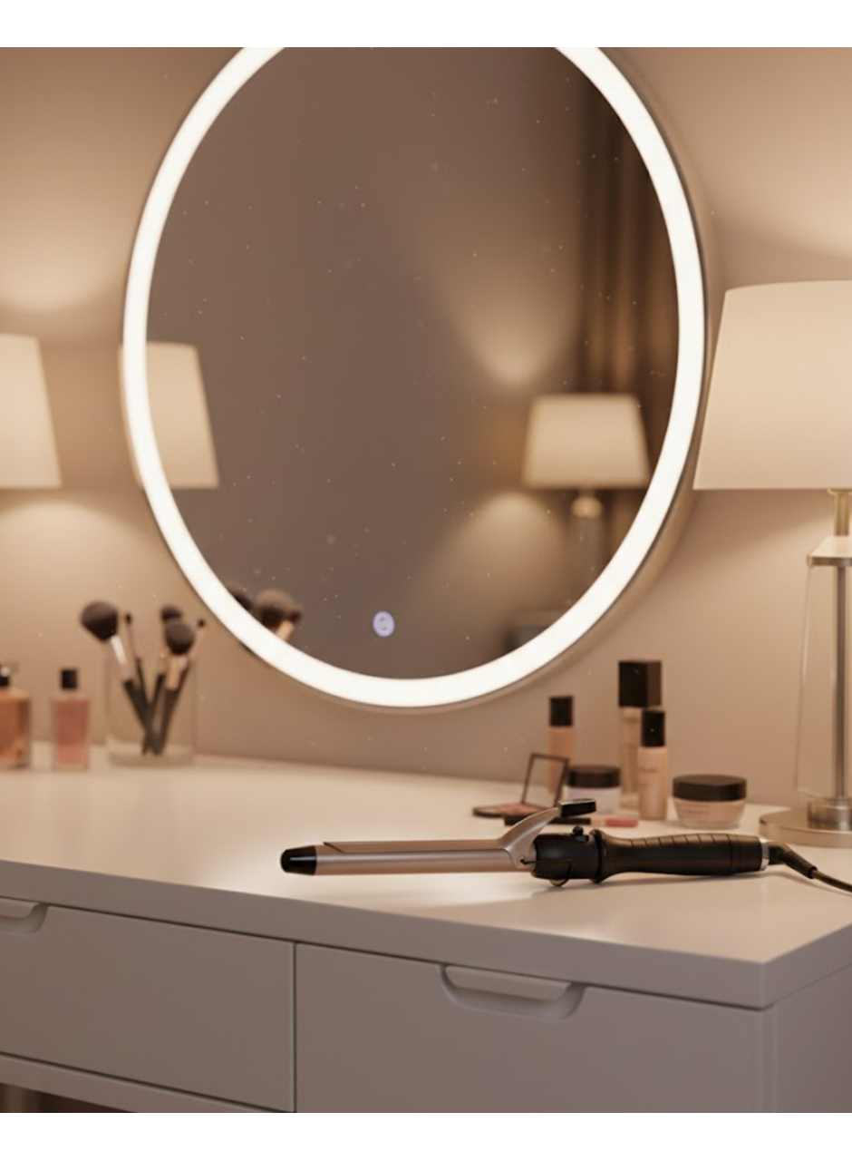 25 mm Seramik Saç Maşası Kalın Bukle ve Hacimli Dalga İçin