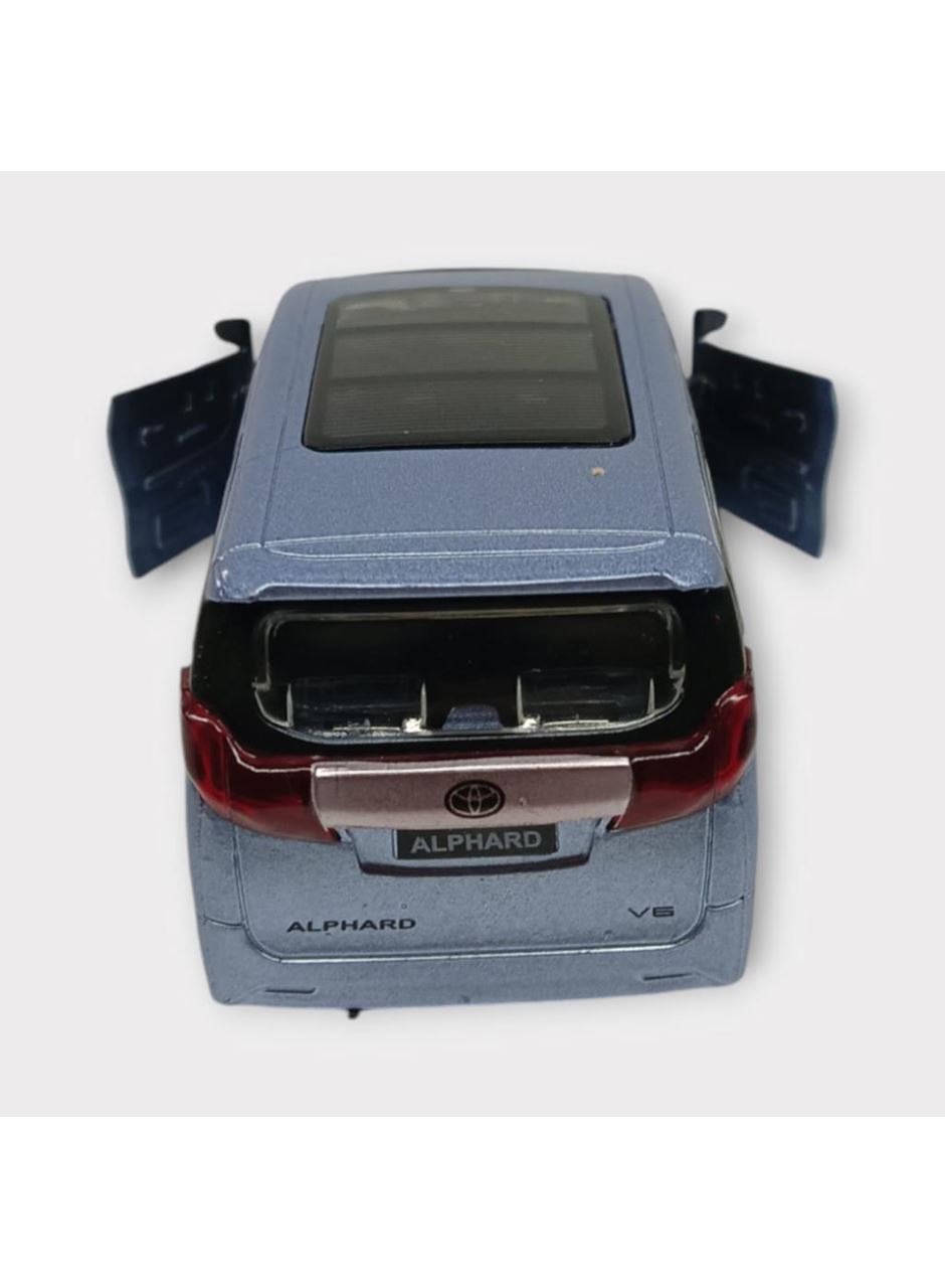 Çek Bırak Metal Araba Sesli Işıklı - Mavi