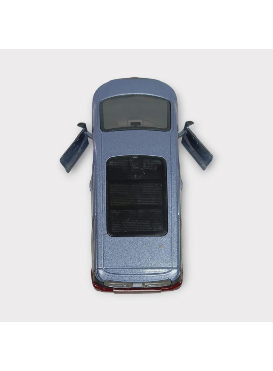 Çek Bırak Metal Araba Sesli Işıklı - Mavi