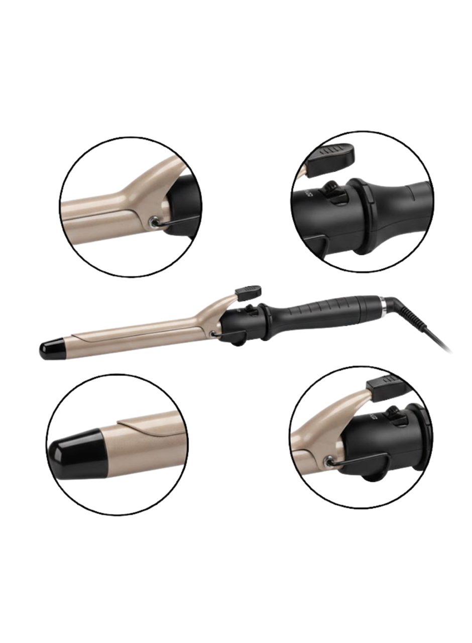 25 mm Seramik Saç Maşası Kalın Bukle ve Hacimli Dalga İçin