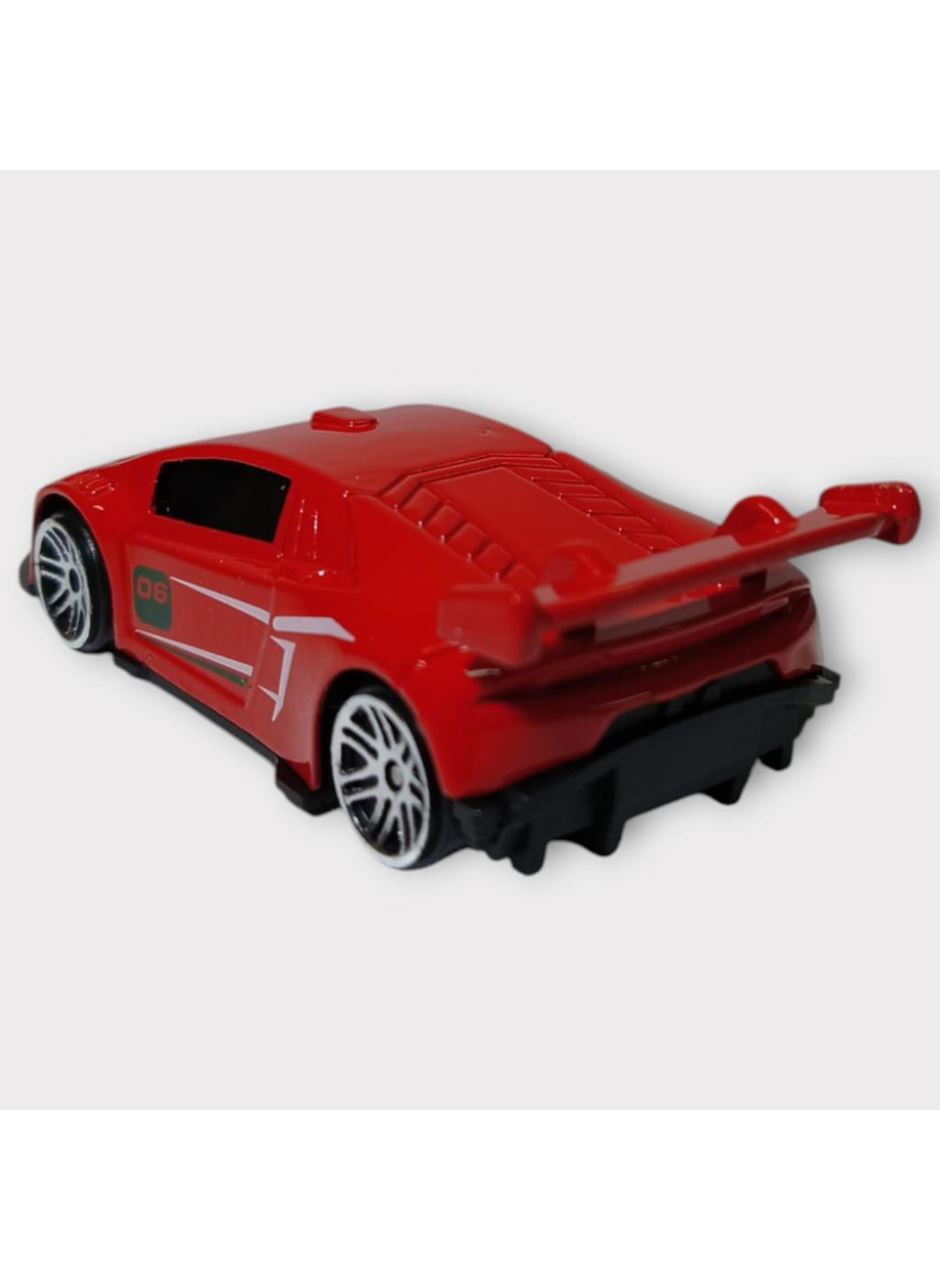 Metal Mini Arabalar 8 cm - Kırmızı - 3