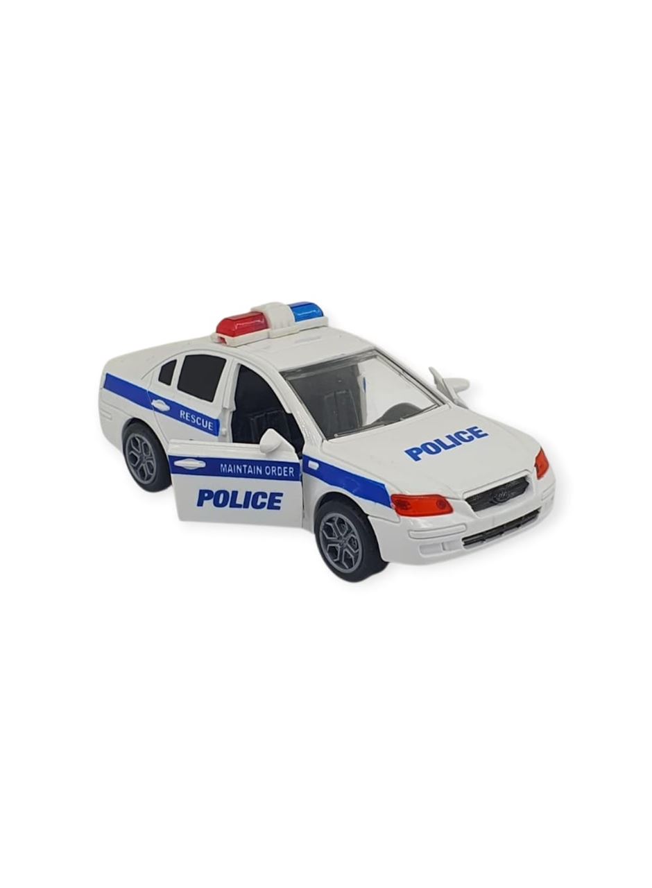 Sesli Işıklı Çek Bırak Polis Arabası - YY2020-17P