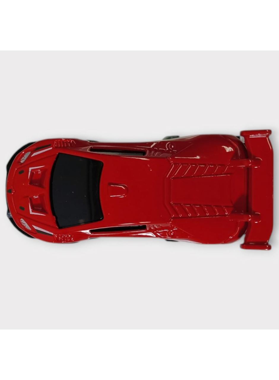 Metal Mini Arabalar 8 cm - Kırmızı - 3