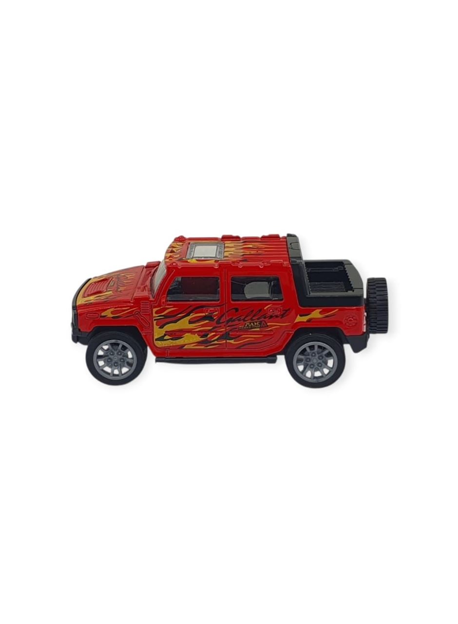 Çek Bırak Araba Metal -K137A7 - Kırmızı